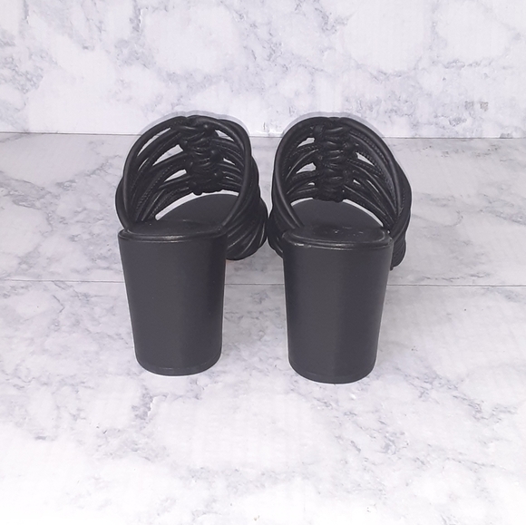 Rebecca Minkoff Black Strappy Sandal Heels Size 6 $228 - Picture 5 of 8